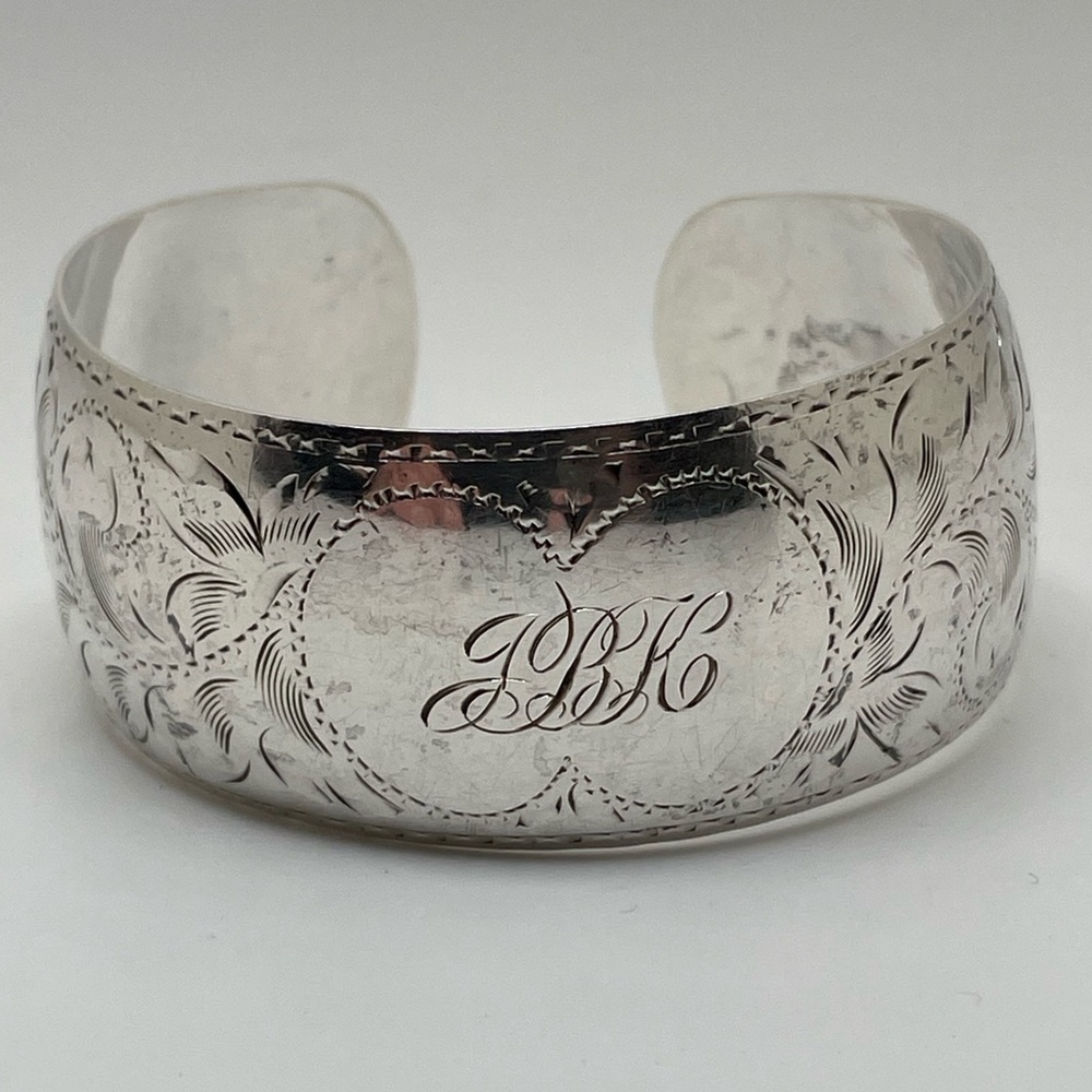 Sterling Engraved Bracelet 16.85 grams!